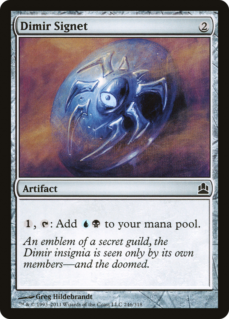 {C} Dimir Signet [Commander 2011][CMD 246]