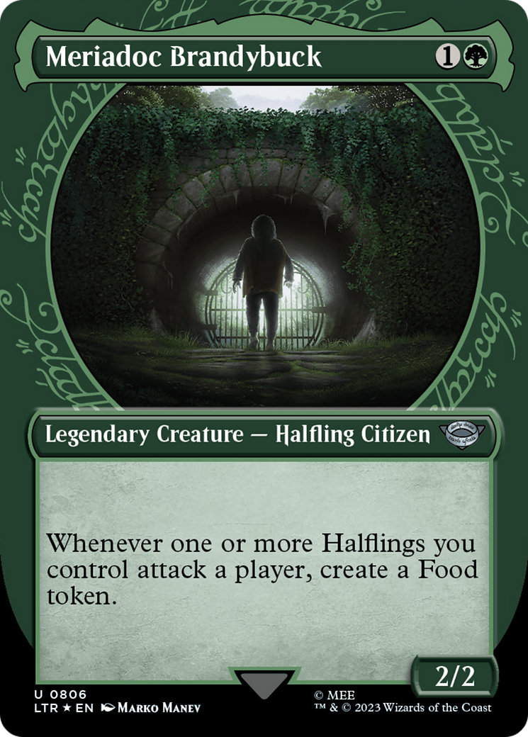 {C} Meriadoc Brandybuck (Showcase) (Surge Foil) [The Lord of the Rings: Tales of Middle-Earth][LTR 806]