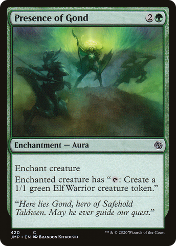 {C} Presence of Gond [Jumpstart][JMP 420]