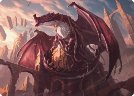 {A} Velomachus Lorehold Art Card [Strixhaven: School of Mages Art Series][ASTX 061]