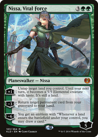 {R} Nissa, Vital Force [Kaladesh][KLD 163]