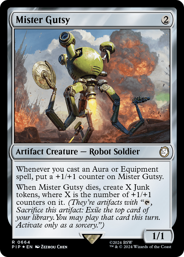 {R} Mister Gutsy (Surge Foil) [Fallout][PIP 664]