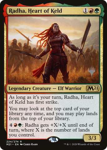 {R} Radha, Heart of Keld (Promo Pack) [Core Set 2021 Promos][PP M21 224]