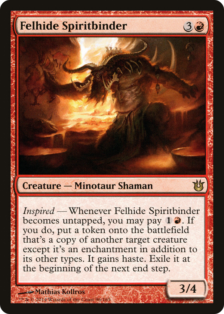 {R} Felhide Spiritbinder [Born of the Gods][BNG 096]