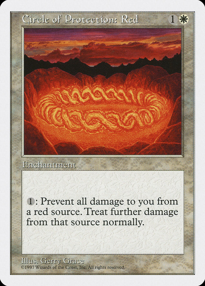 {C} Circle of Protection: Red [Fifth Edition][5ED 020]