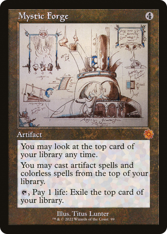 {R} Mystic Forge (Retro Schematic) [The Brothers' War Retro Artifacts][BRR 099]