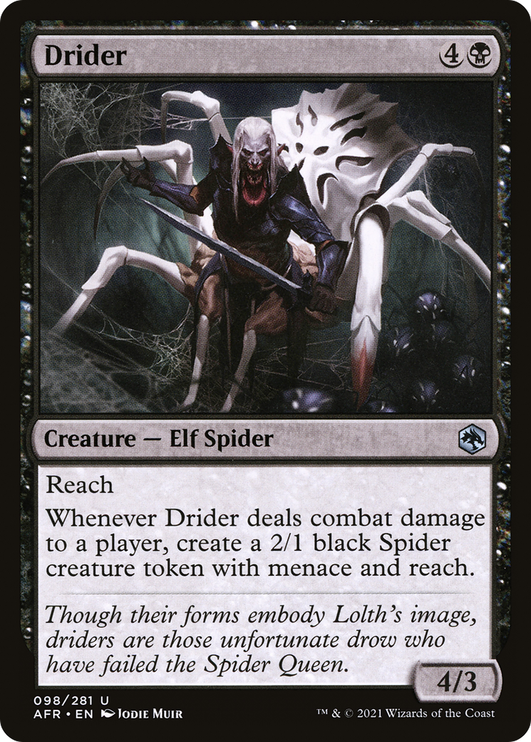 {C} Drider [Dungeons & Dragons: Adventures in the Forgotten Realms][AFR 098]