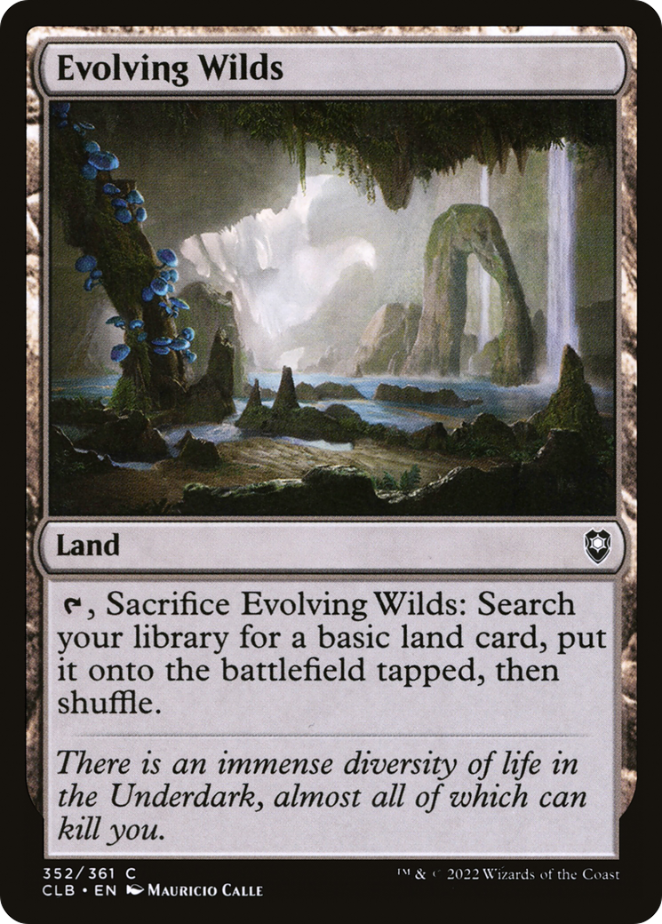 {C} Evolving Wilds [Commander Legends: Battle for Baldur's Gate][CLB 352]