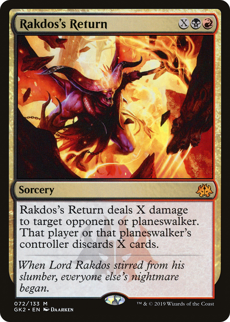 {R} Rakdos's Return [Ravnica Allegiance Guild Kit][GK2 072]