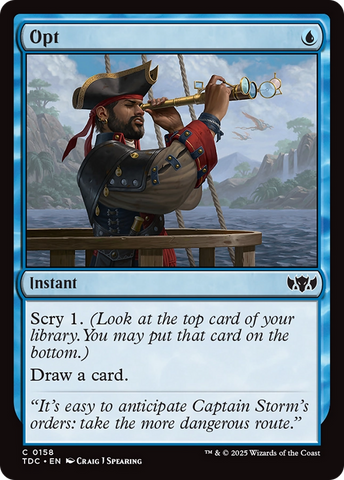 {C} Opt [Tarkir: Dragonstorm Commander][TDC 158]