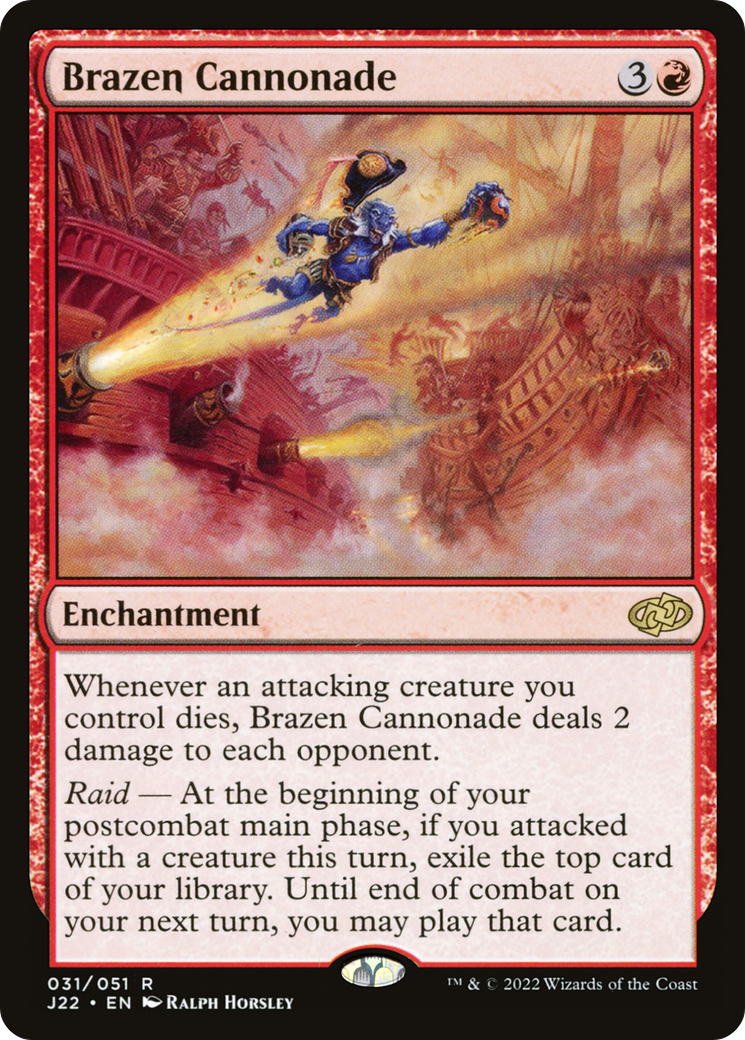 {R} Brazen Cannonade [Jumpstart 2022][J22 031]
