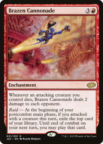 {R} Brazen Cannonade [Jumpstart 2022][J22 031]
