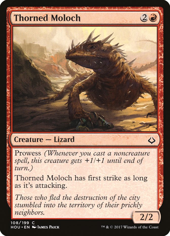 {C} Thorned Moloch [Hour of Devastation][HOU 108]
