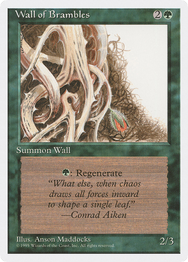 {C} Wall of Brambles [Fourth Edition][4ED 282]