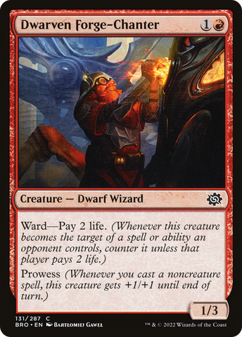 {C} Dwarven Forge-Chanter [The Brothers' War][BRO 131]