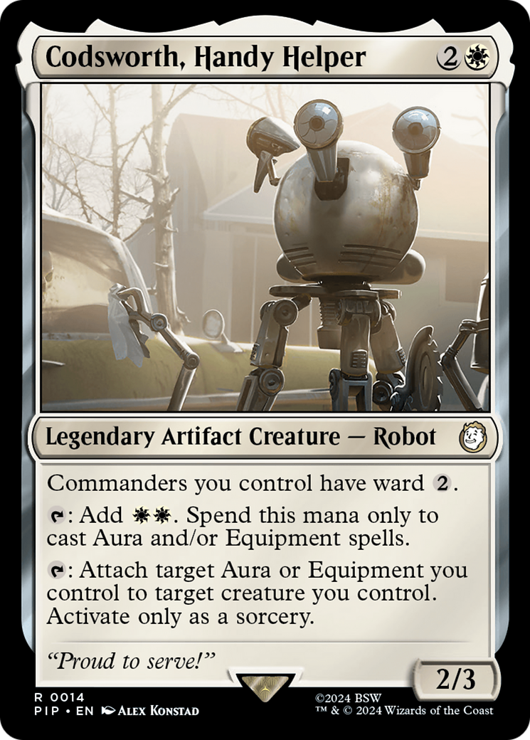 {R} Codsworth, Handy Helper [Fallout][PIP 014]