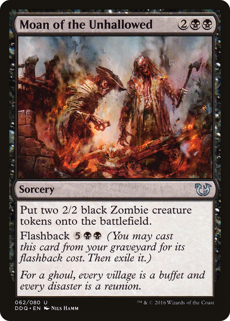 {C} Moan of the Unhallowed [Duel Decks: Blessed vs. Cursed][DDQ 062]