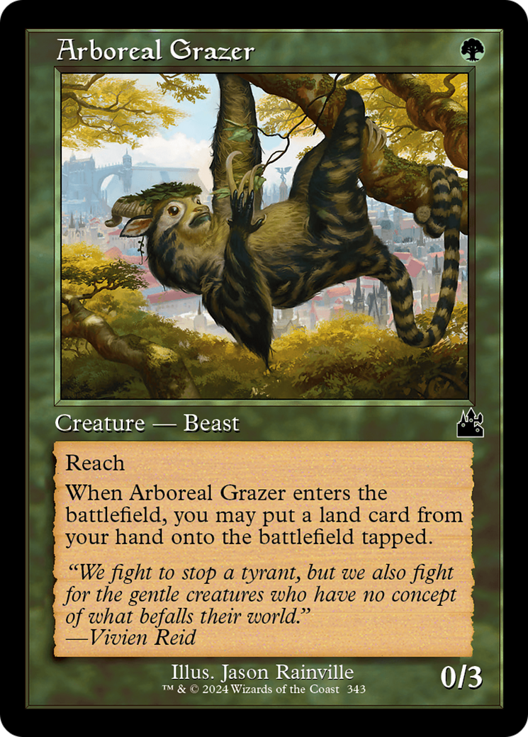 {C} Arboreal Grazer (Retro Frame) [Ravnica Remastered][RVR 343]