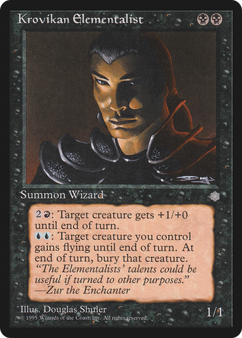 {C} Krovikan Elementalist [Ice Age][ICE 139]