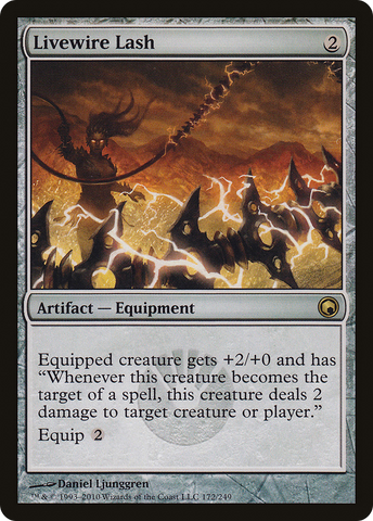 {R} Livewire Lash [Scars of Mirrodin][SOM 172]
