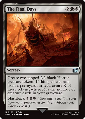 {@C} The Final Days [FINAL FANTASY][FIN 101]