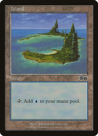 {B}[USG 336] Island (336) [Urza's Saga]