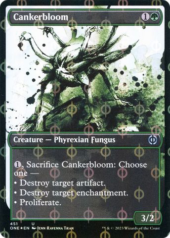 {C} Cankerbloom (Showcase Ichor Step-and-Compleat Foil) [Phyrexia: All Will Be One][ONE 451]