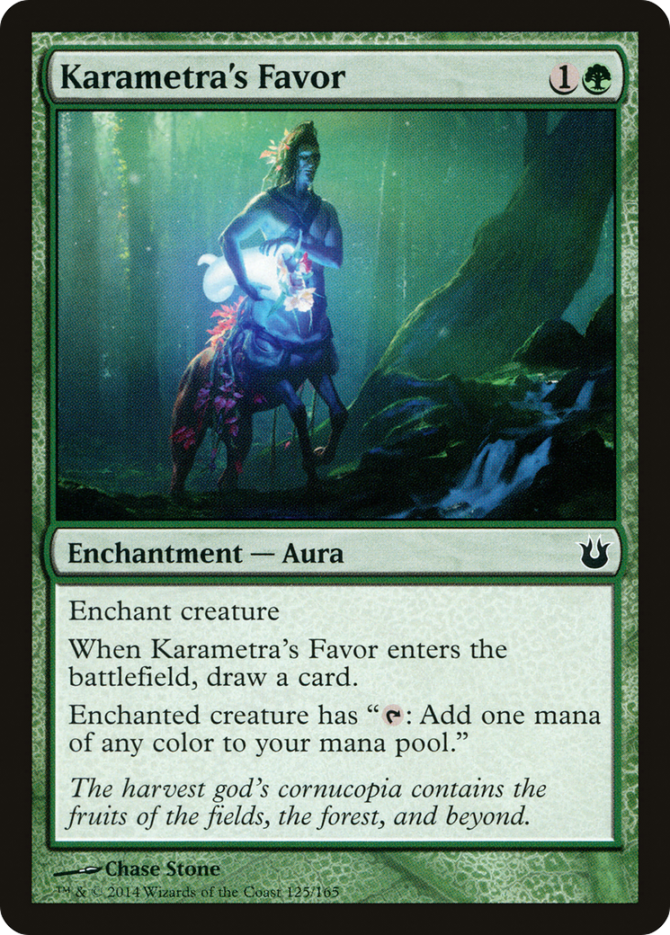 {C} Karametra's Favor [Born of the Gods][BNG 125]