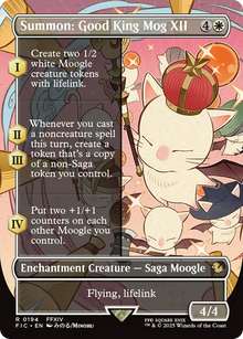 {R} Summon: Good King Mog XII (Borderless) [FINAL FANTASY Commander][FIC 194]