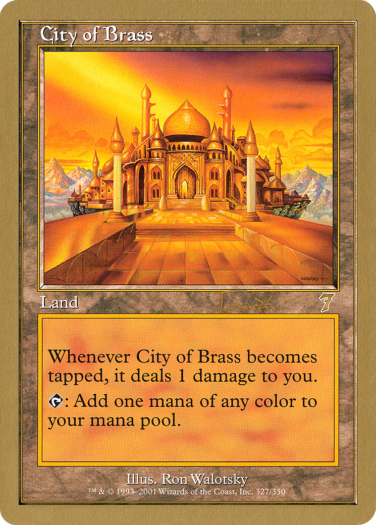 {R} City of Brass (Jan Tomcani) [World Championship Decks 2001][GB WC01 JT327]