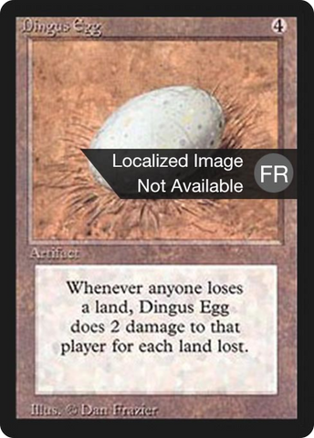 {F} Dingus Egg [Foreign Black Border][FBB 3ED 244]