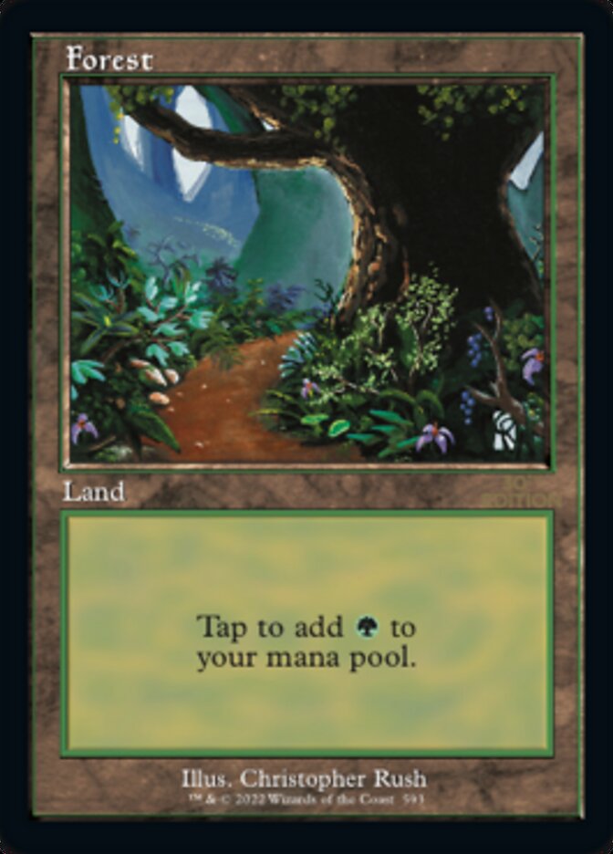 {B} Forest (Retro) (593) [30th Anniversary Edition][30A 593]