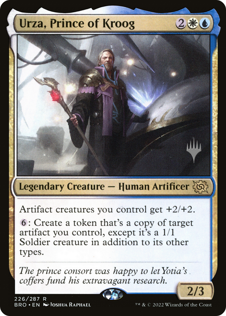 {R} Urza, Prince of Kroog [The Brothers' War: Promo Pack][PP BRO 226]