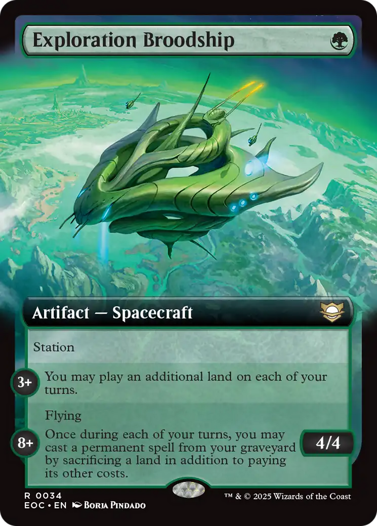 {R} Exploration Broodship (Extended Art) [Edge of Eternities Commander][EOC 034]