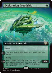 {R} Exploration Broodship (Extended Art) [Edge of Eternities Commander][EOC 034]