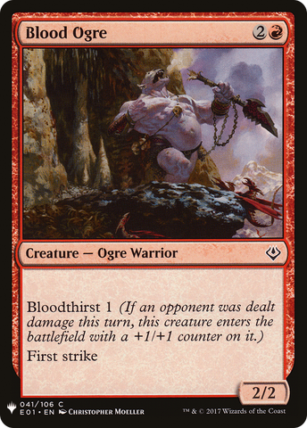 {C} Blood Ogre [Mystery Booster][LS E01 041]