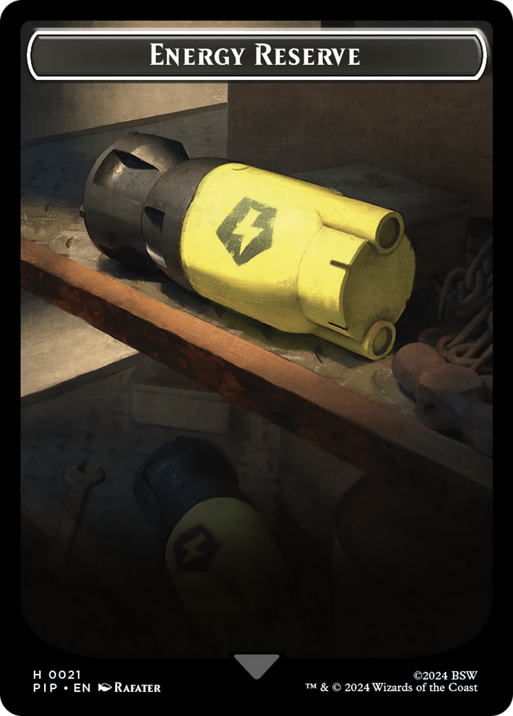 {T} Energy Reserve // Soldier (0004) Double-Sided Token [Fallout Tokens][TPIP 21//4]