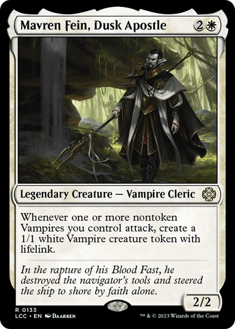 {R} Mavren Fein, Dusk Apostle [The Lost Caverns of Ixalan Commander][LCC 133]