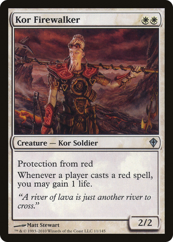 {C} Kor Firewalker [Worldwake][WWK 011]