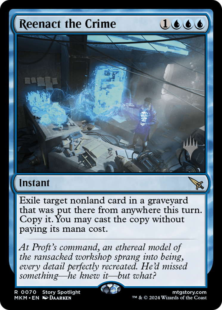 {R} Reenact the Crime (Promo Pack) [Murders at Karlov Manor Promos][PP MKM 070]