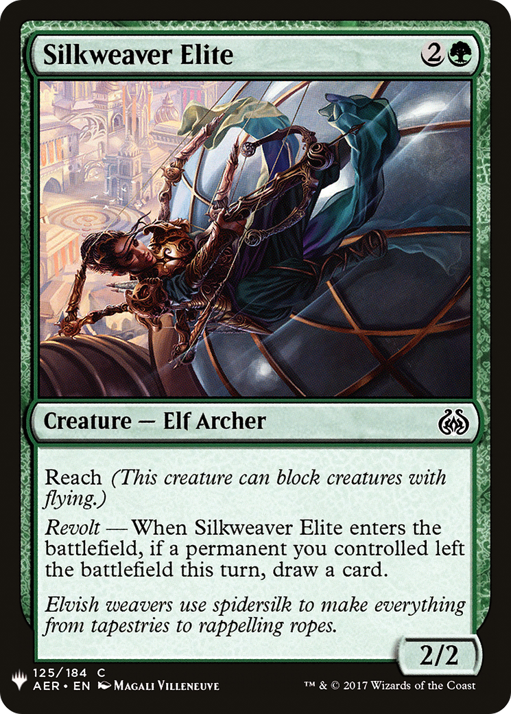 {C} Silkweaver Elite [Mystery Booster][LS AER 125]