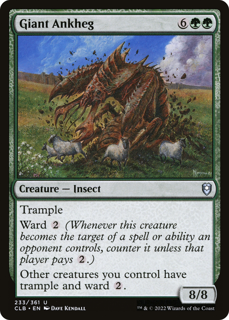 {C} Giant Ankheg [Commander Legends: Battle for Baldur's Gate][CLB 233]