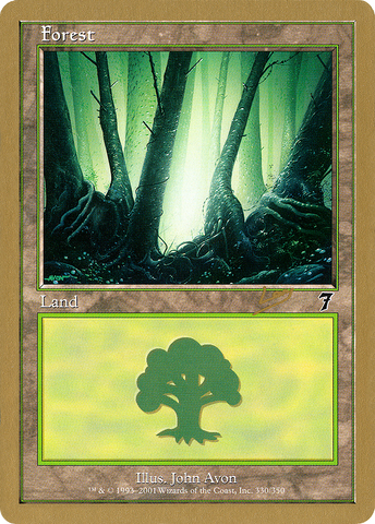 {B}[GB WC02 RL330] Forest (rl330) (Raphael Levy) [World Championship Decks 2002]