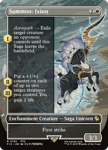 {R} Summon: Ixion (Borderless) [FINAL FANTASY Commander][FIC 195]