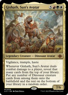 {@R} Gishath, Sun's Avatar [The Lost Caverns of Ixalan][LCI 229]