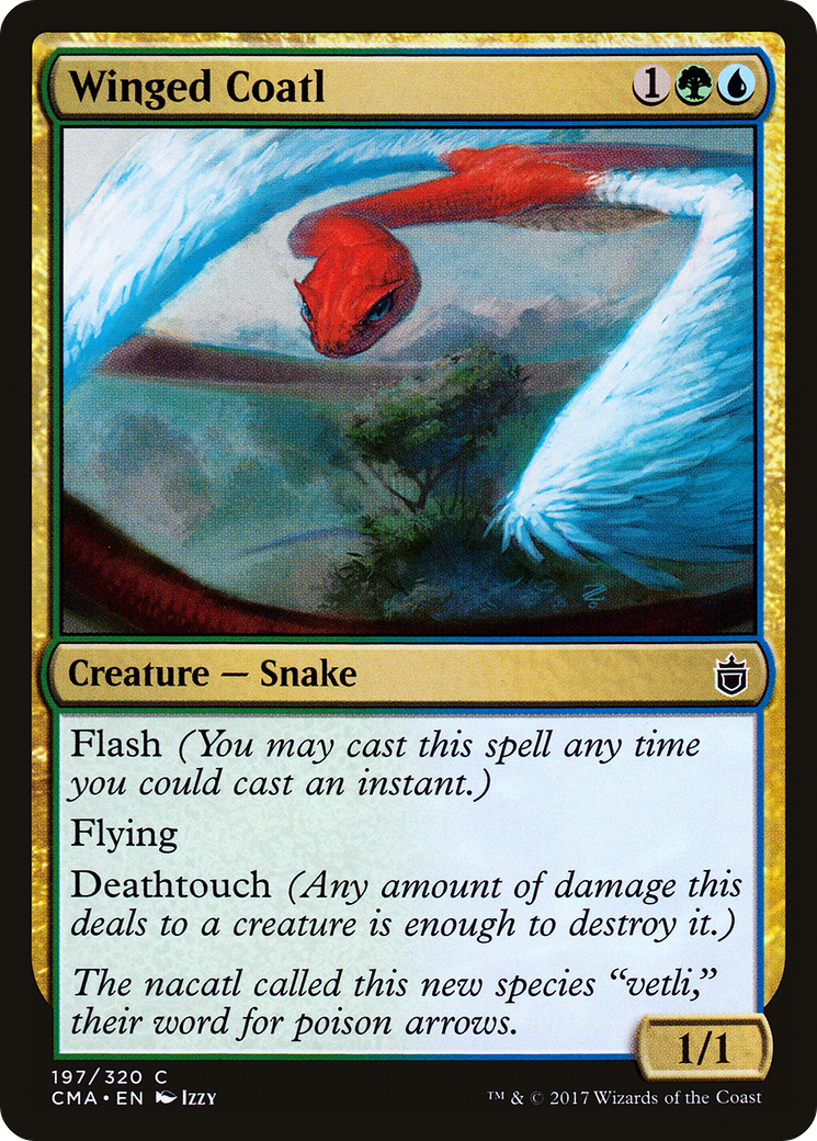 {C} Winged Coatl [Commander Anthology][CMA 197]