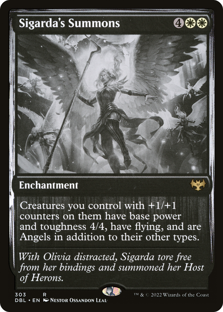 {R} Sigarda's Summons [Innistrad: Double Feature][DBL 303]