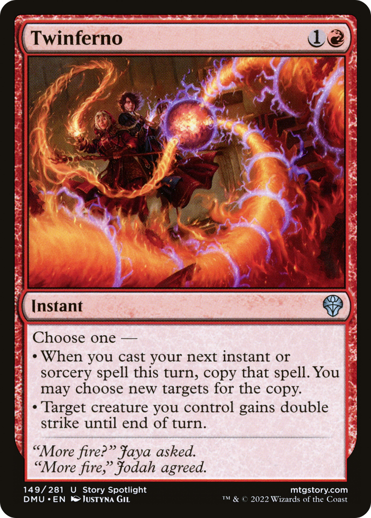 {C} Twinferno [Dominaria United][DMU 149]