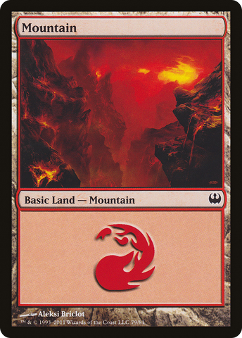 {B}[DDG 079] Mountain (79) [Duel Decks: Knights vs. Dragons]