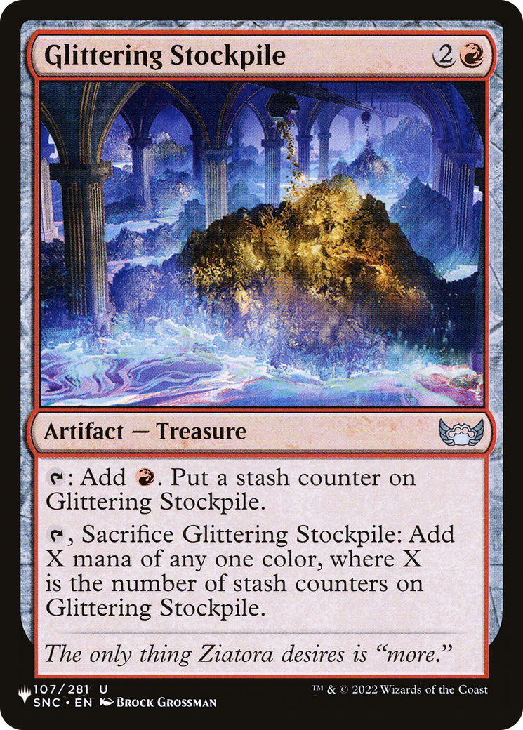 Glittering Stockpile [LIST SNC-107]  Foil